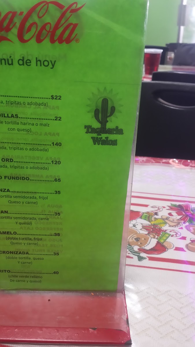 Taquería Walo´s Menu - Image 3
